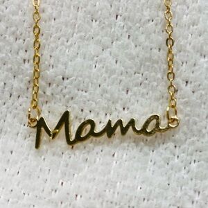 18k Gold Plated'Mama' Necklace